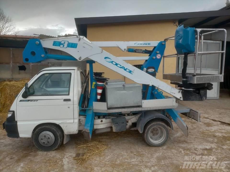 Socage A 314 Εναέριες πλατφόρμες τοποθετημένες σε φορτηγό