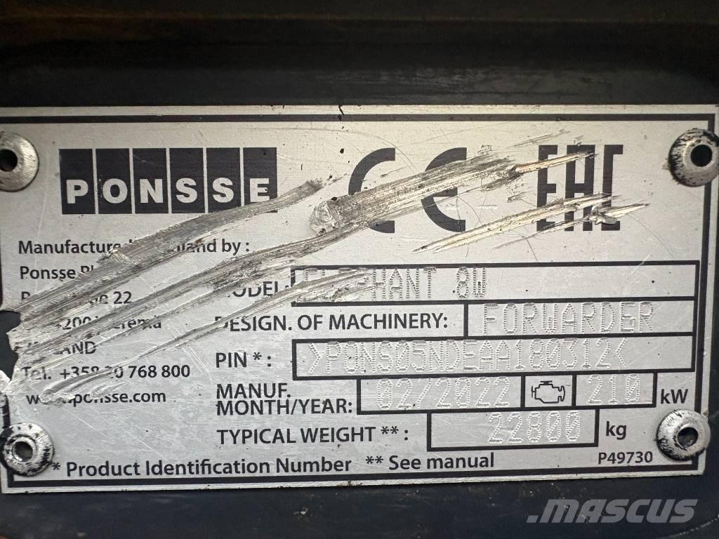 Ponsse Elephant Μεταφορείς ξυλείας