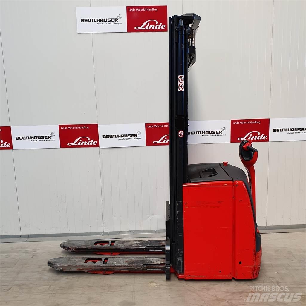 Linde L16i Παλετοφόρα πεζού χειριστή με ιστό