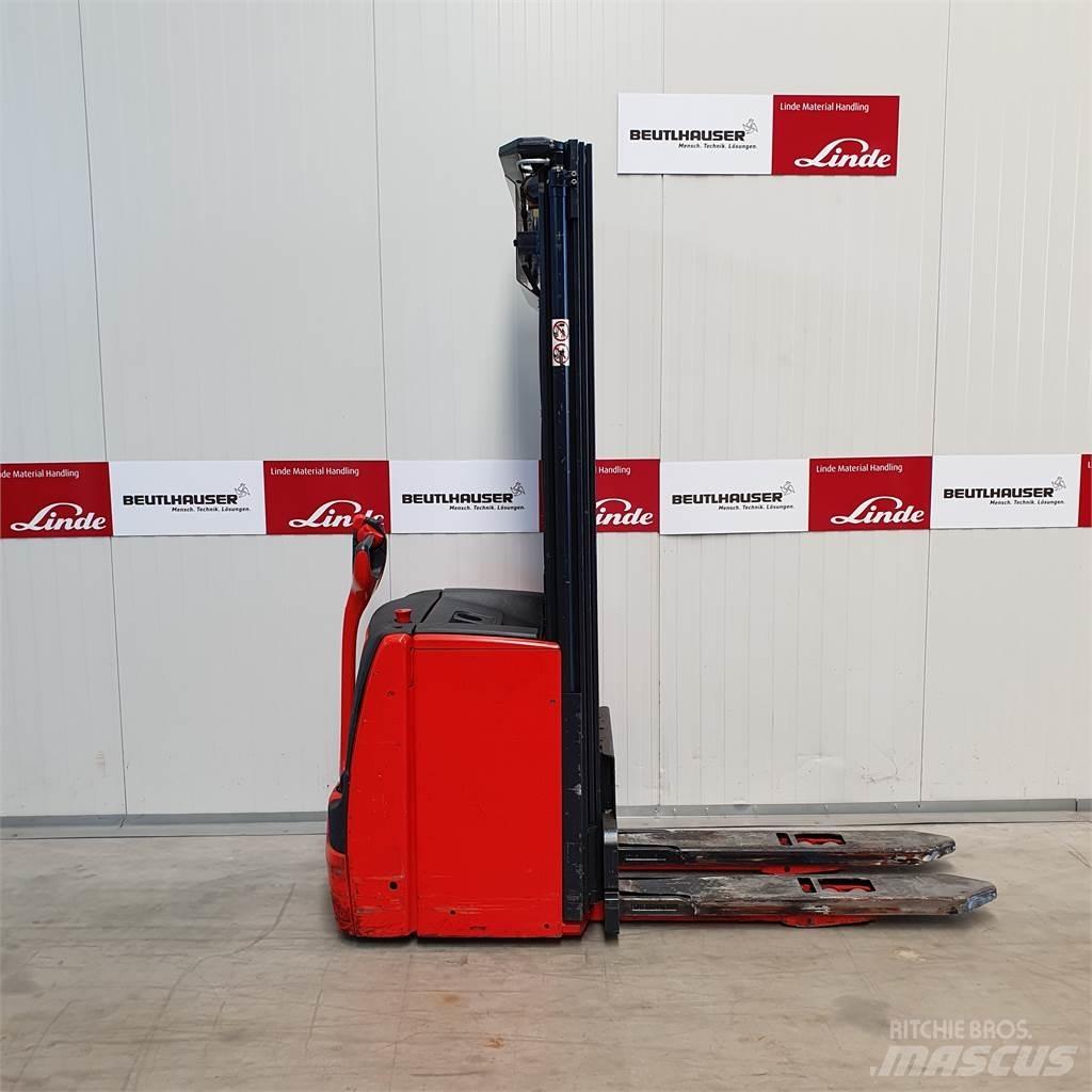 Linde L16i Παλετοφόρα πεζού χειριστή με ιστό
