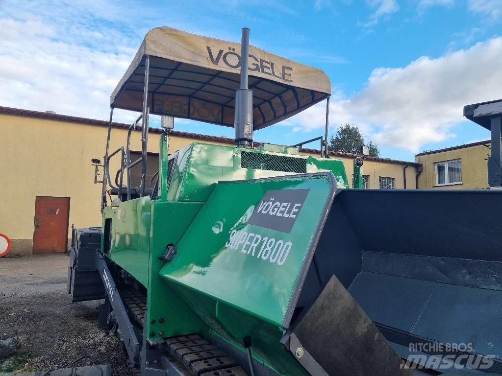 Vögele super 1800 Επίστρωση ασφάλτου