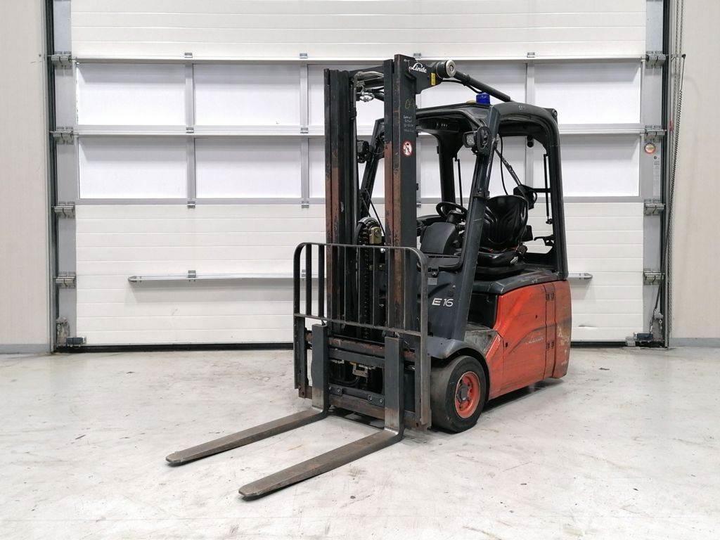 Linde E16C-01 Ηλεκτρικά περονοφόρα ανυψωτικά κλαρκ