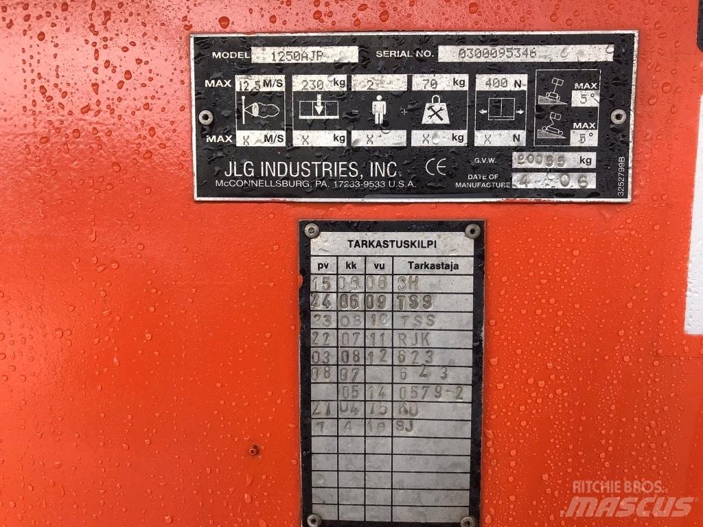 JLG 1250 AJP Ανυψωτήρες με αρθρωτό βραχίονα