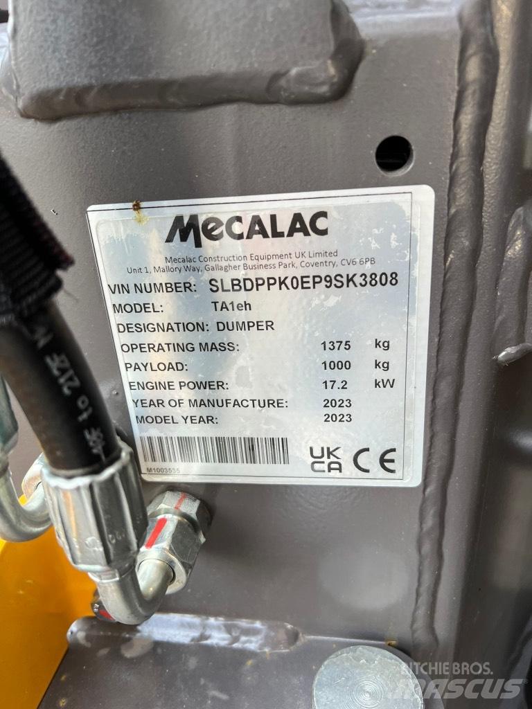 Mecalac TA 1 EH Σπαστό Dump Truck ADT