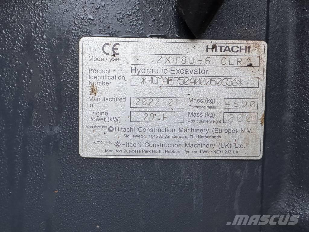 Hitachi ZX 48 U-6 Εκσκαφάκι (διαβολάκι) < 7t