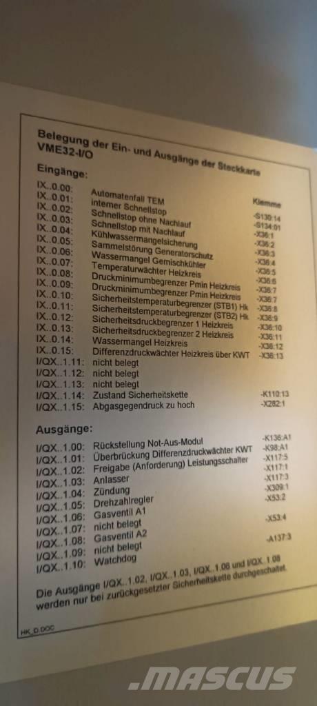 MWM TBG 620 V16 K Γεννήτριες αερίου