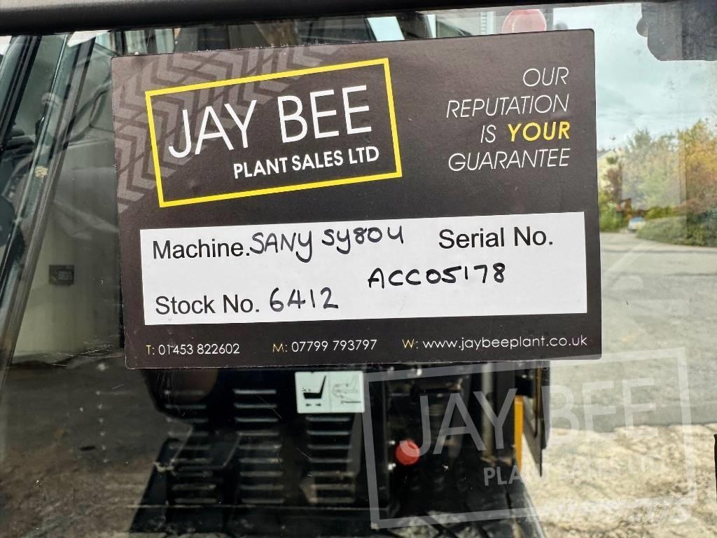 Sany SY 80 U Μίνι εκσκαφείς 7t - 12t