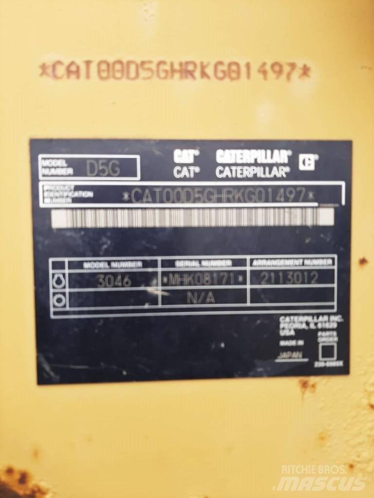 CAT D5GLGP Μπουλντόζες με ερπύστριες