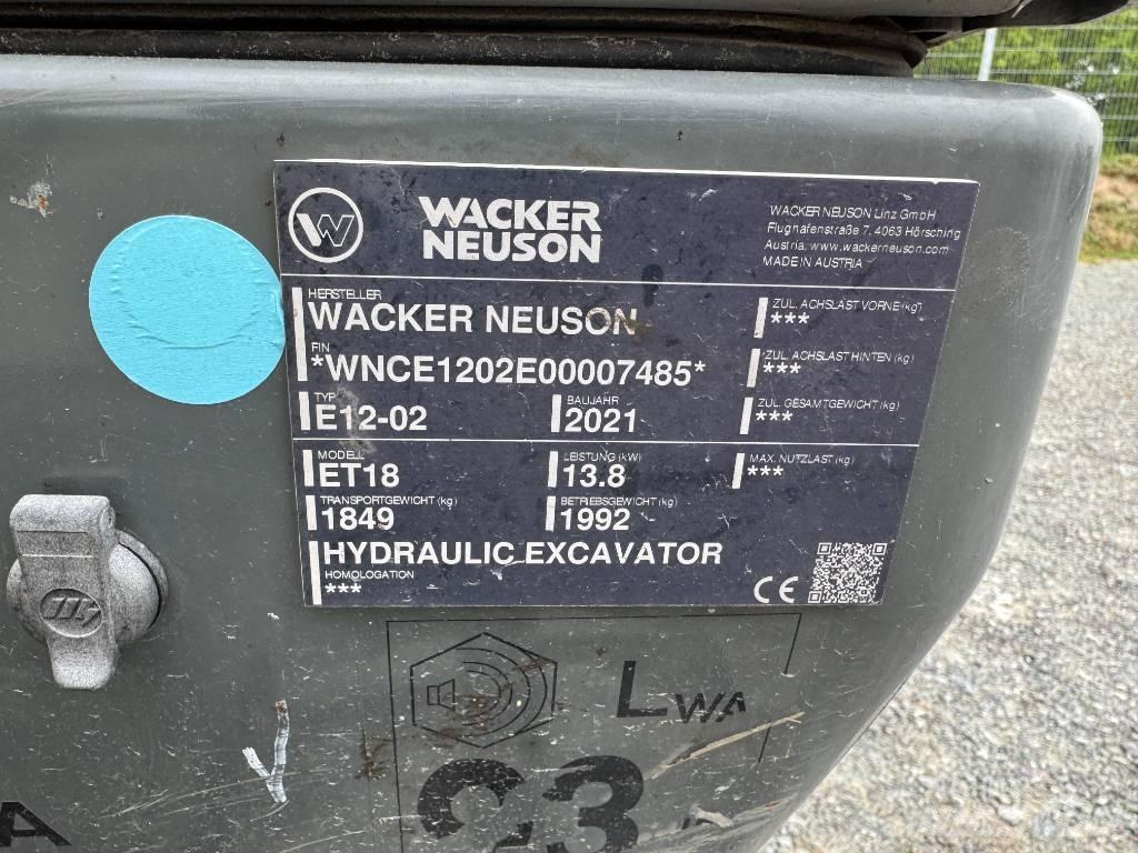 Wacker Neuson ET18 Εκσκαφείς με ερπύστριες