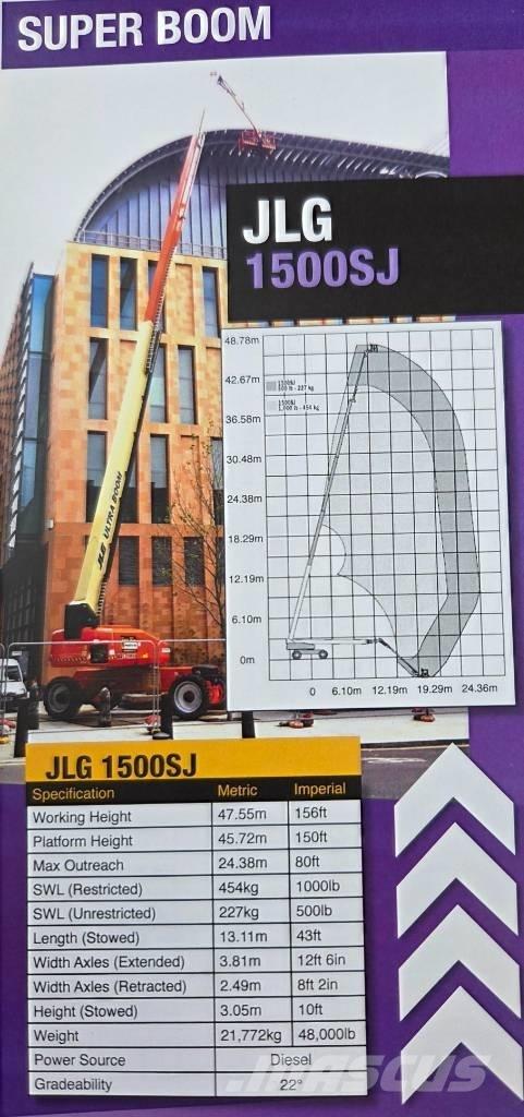 JLG 1500 SJ Ανυψωτήρες με τηλεσκοπικό βραχίονα