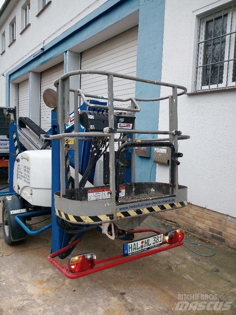 Niftylift 150TET Εναέριες πλατφόρμες τοποθετημένες σε ρυμούλκα