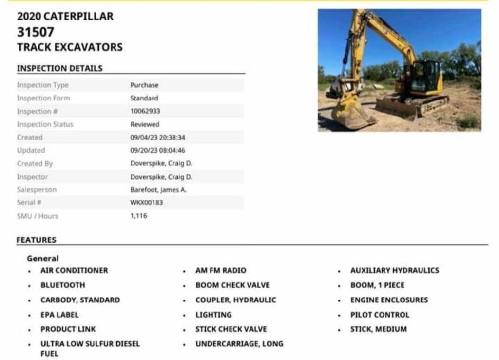 CAT 315 Εκσκαφείς με ερπύστριες