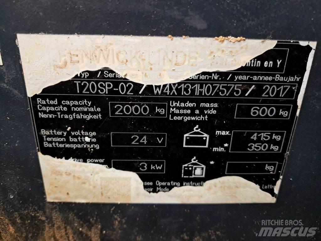 Linde T20SP-02 Χειροκίνητο περονοφόρο ανυψωτικό