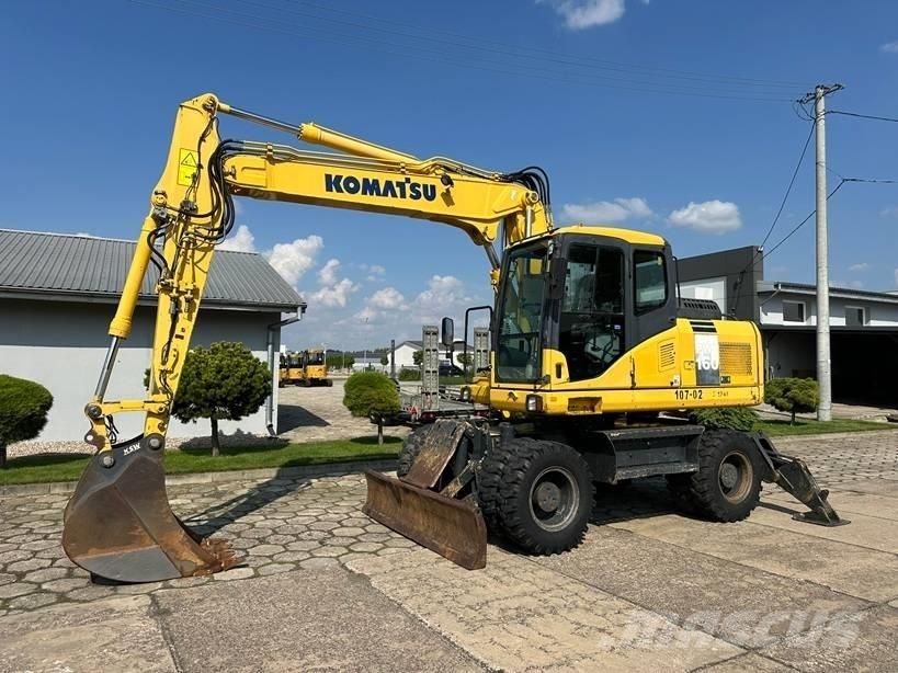 Komatsu PW 160-7E0 Εκσκαφείς με τροχούς - λάστιχα