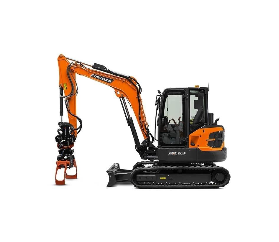 Hyundai DX63-7 Εκσκαφείς Φορτωτές τύπου JCB