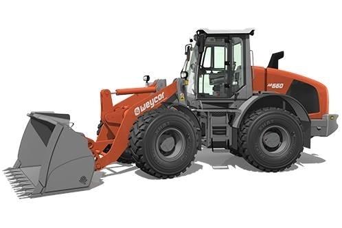 Weycor AR480 Φορτωτές με λάστιχα (Τροχοφόροι)