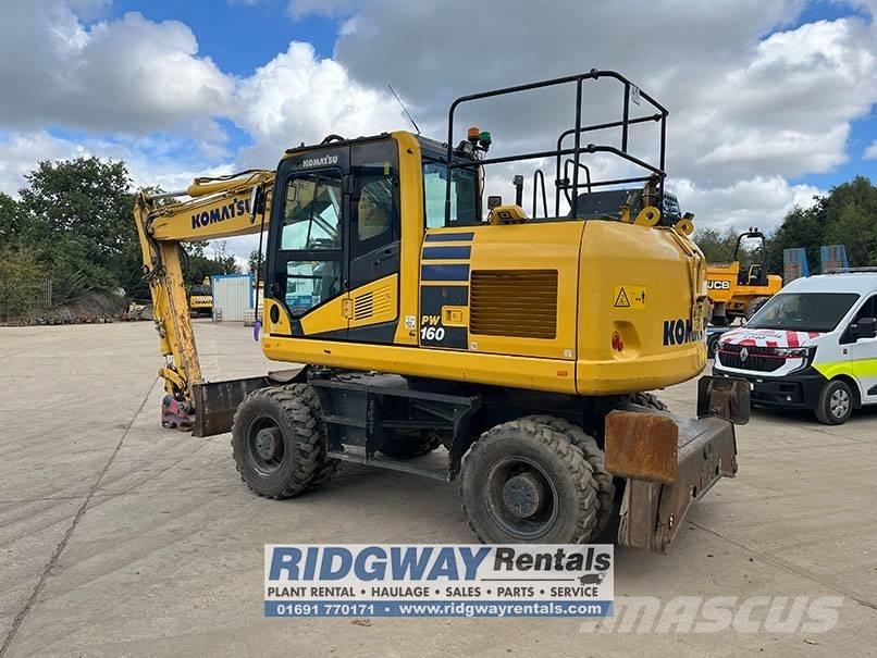 Komatsu PW 160-11 Εκσκαφείς με τροχούς - λάστιχα