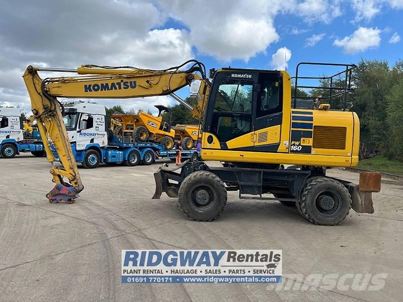 Komatsu PW 160-11 Εκσκαφείς με τροχούς - λάστιχα