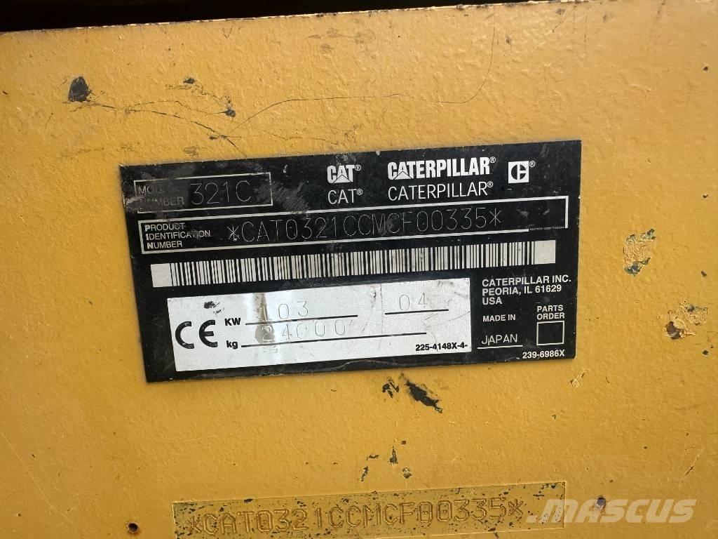 CAT 321 C Εκσκαφείς με ερπύστριες