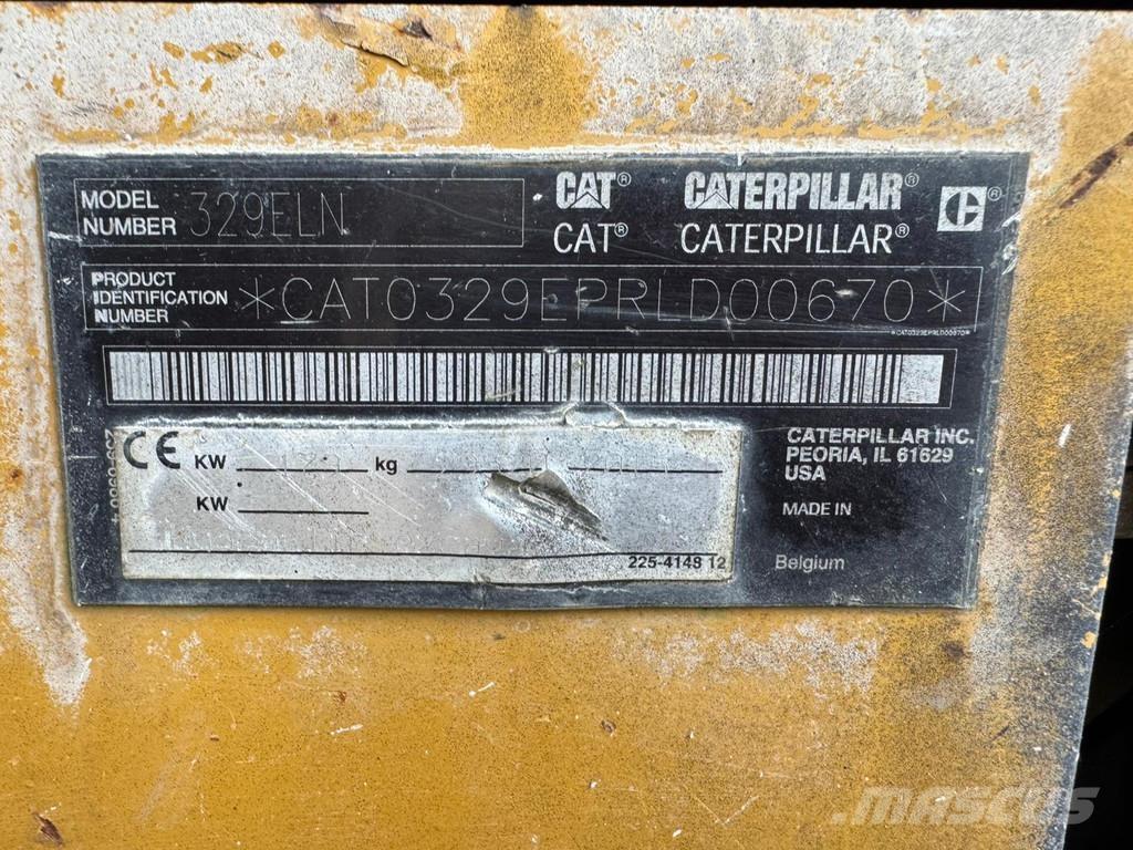 CAT 329ELN Εκσκαφείς με ερπύστριες