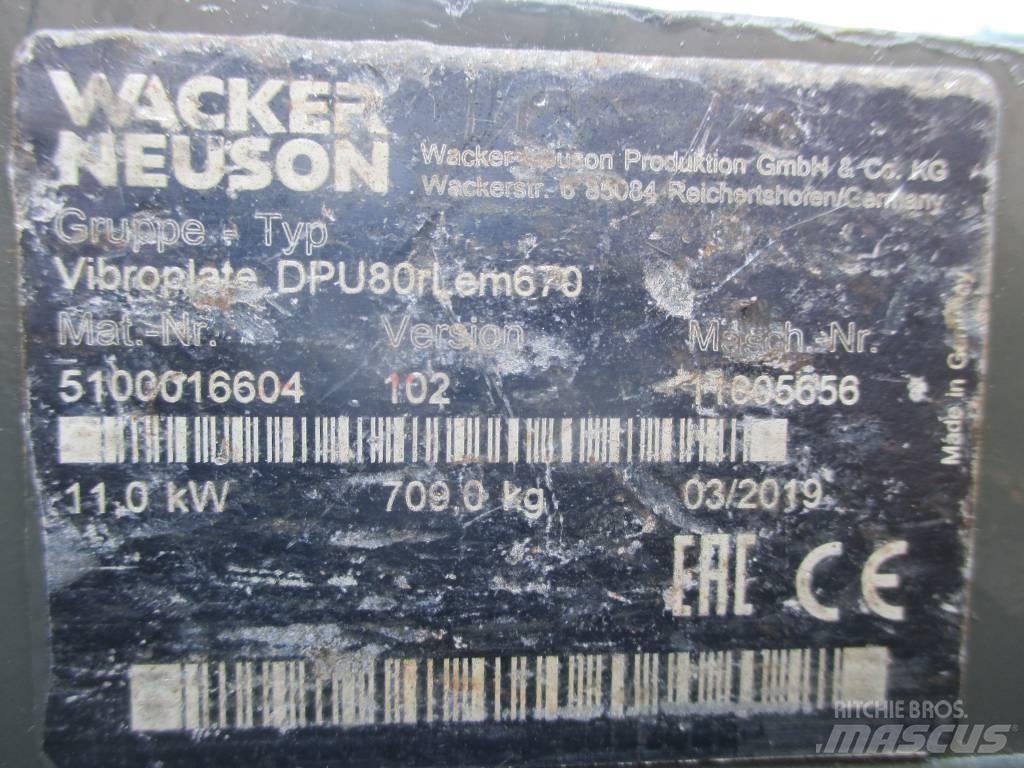 Wacker Neuson DPU 80 Επίπεδοι κόπανοι