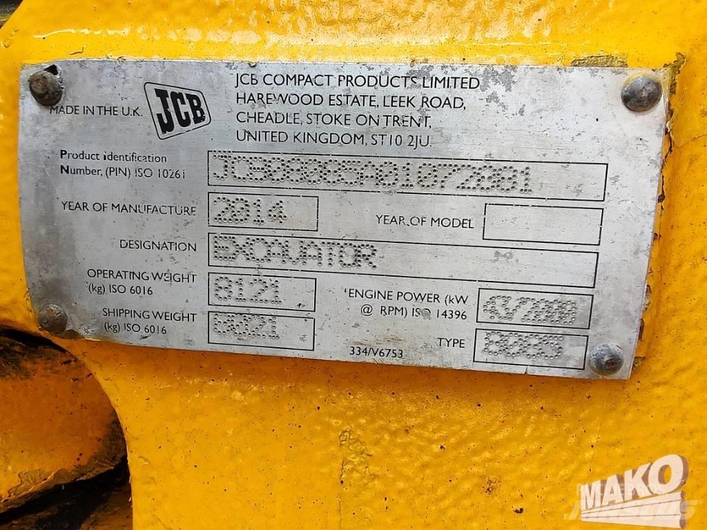 JCB 8085 ZTS Μίνι εκσκαφείς 7t - 12t