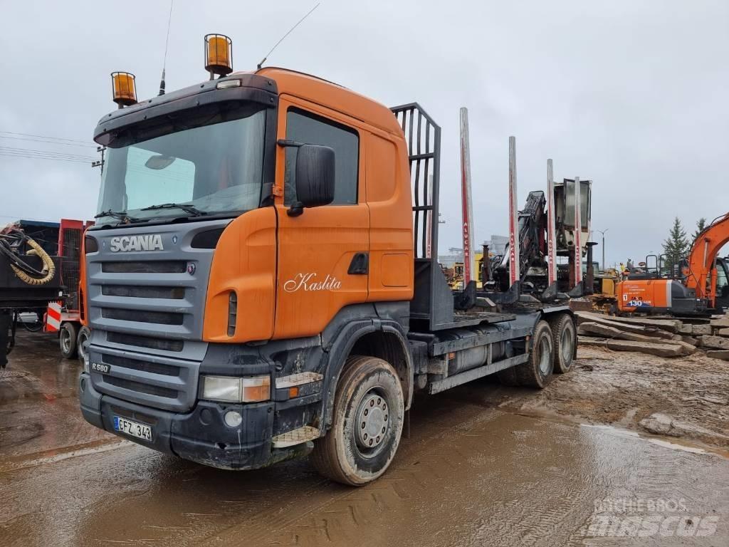 Scania R 580 Φορτηγά ξυλείας