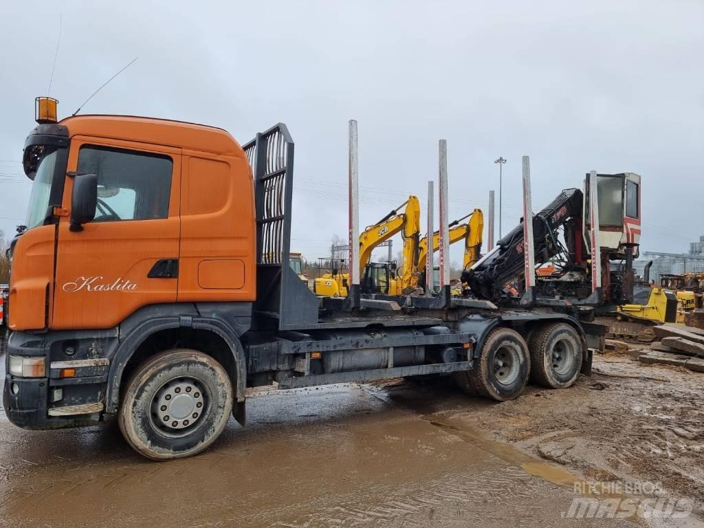 Scania R 580 Φορτηγά ξυλείας