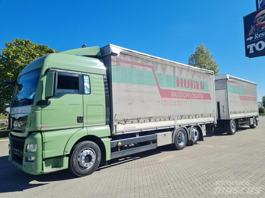 MAN 26.440  7.4 + 7.3 Φορτηγά Καρότσα - Κουρτίνα