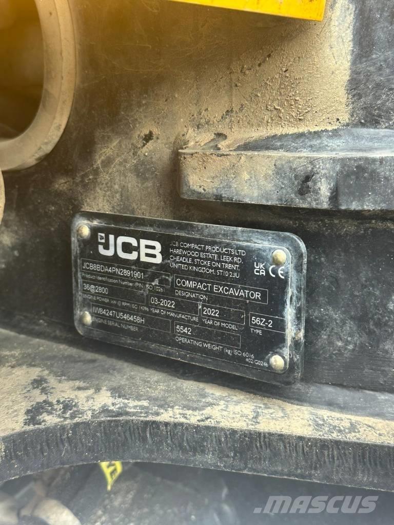 JCB 56 Z-2 Εκσκαφείς με ερπύστριες