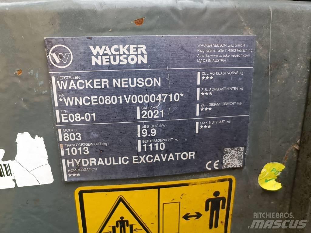 Wacker Neuson 803 Εκσκαφείς με ερπύστριες