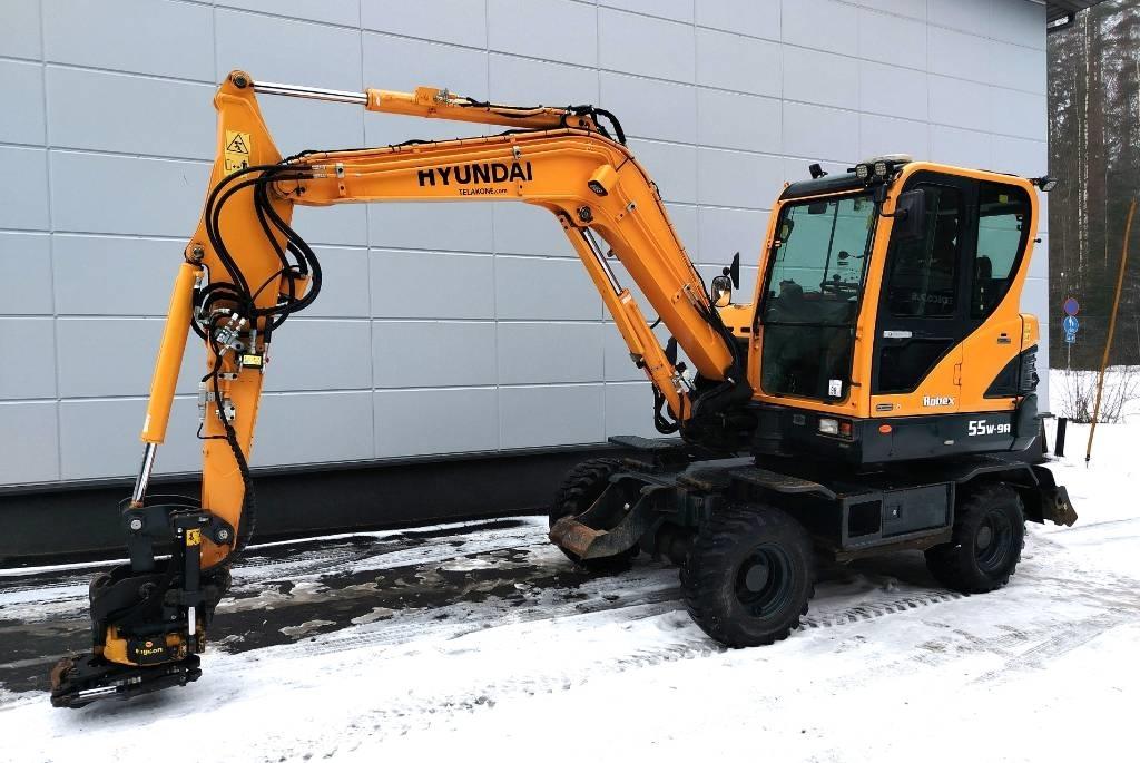 Hyundai 55W-9a Εκσκαφείς με τροχούς - λάστιχα