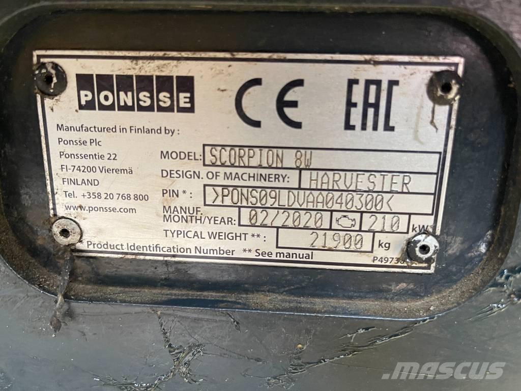 Ponsse Scorpion Θεριζοαλωνιστικές μηχανές