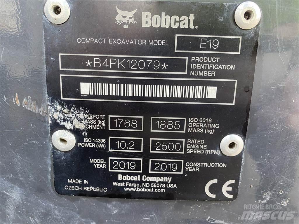 Bobcat E19 Εκσκαφείς με τροχούς - λάστιχα