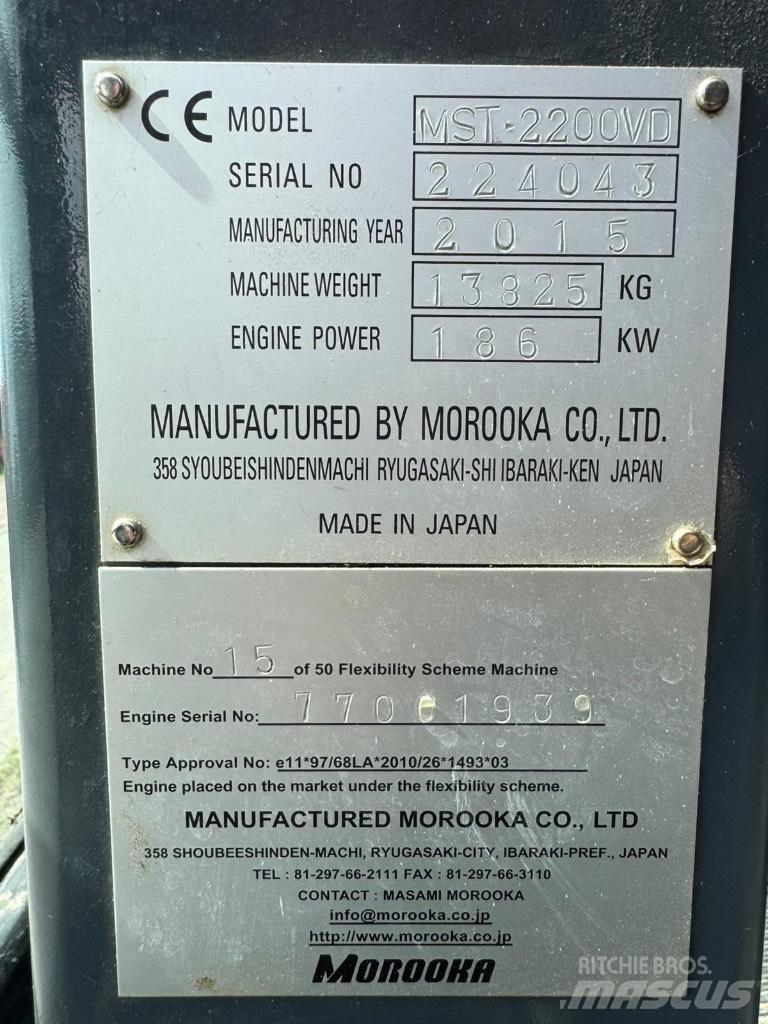 Morooka MST 2200 V D Ερπυστριοφόρα Dumpers - Ντάμπερ
