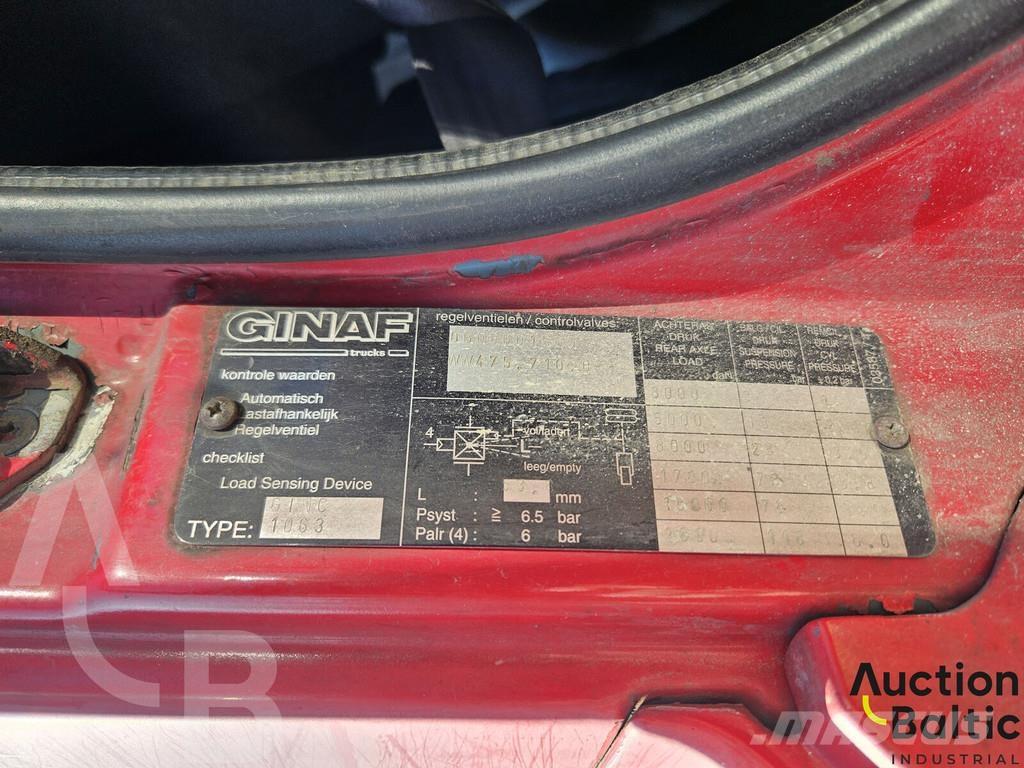 Ginaf M 3329 Φορτηγά Ανατροπή