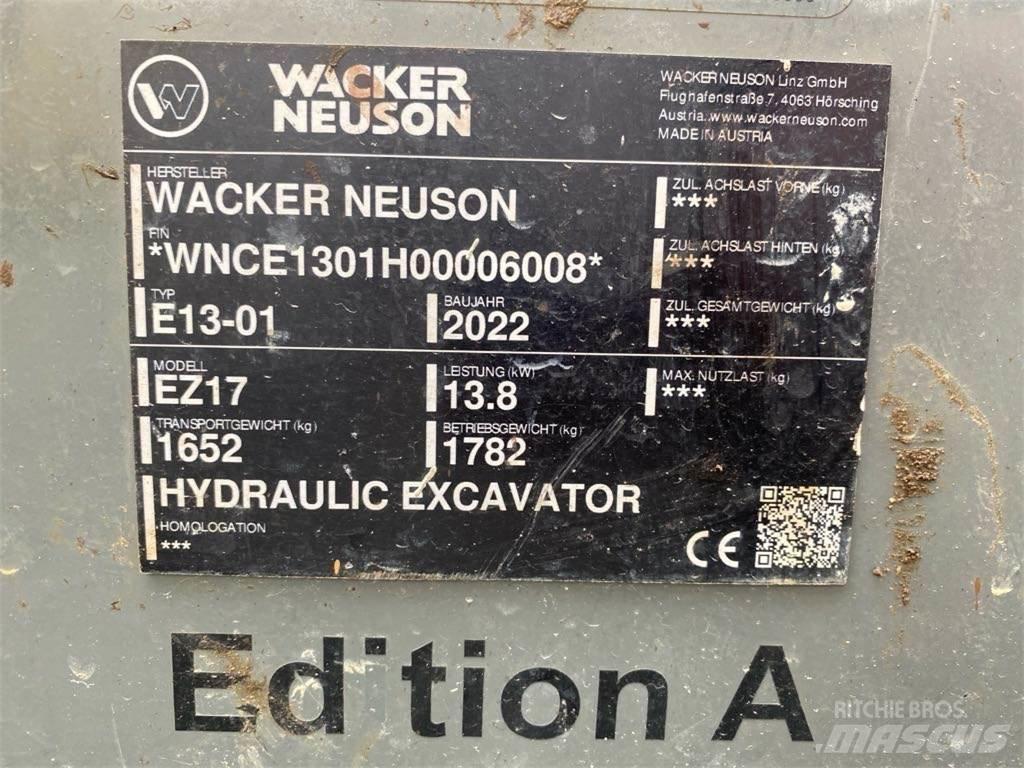 Wacker Neuson EZ17 Εκσκαφείς με ερπύστριες