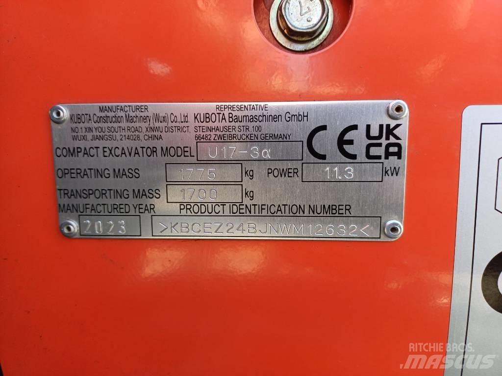 Kubota U 17-3 Εκσκαφάκι (διαβολάκι) < 7t