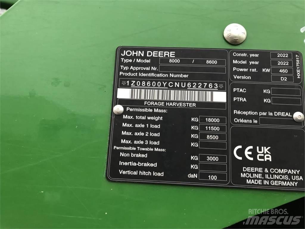 John Deere 8600 Μηχανές χορτονομής