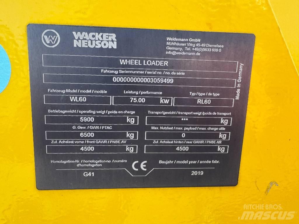 Wacker Neuson WL60 Φορτωτές με λάστιχα (Τροχοφόροι)