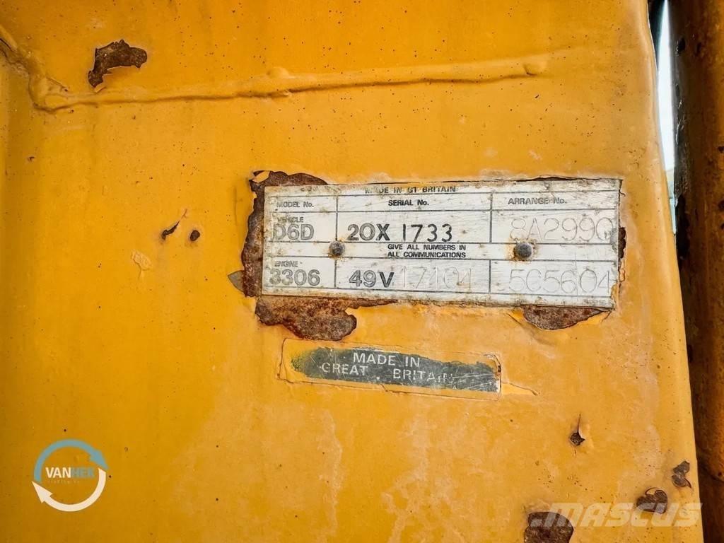 CAT D6D Μπουλντόζες με ερπύστριες