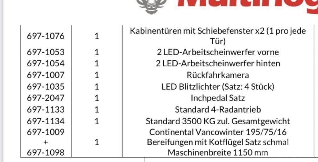 Multihog CX55 Μεταφορείς εργαλείων