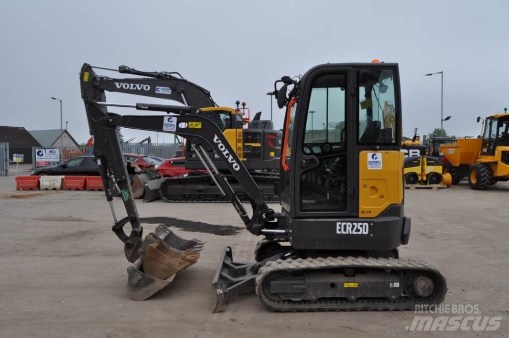 Volvo ECR 25 D Εκσκαφάκι (διαβολάκι) < 7t
