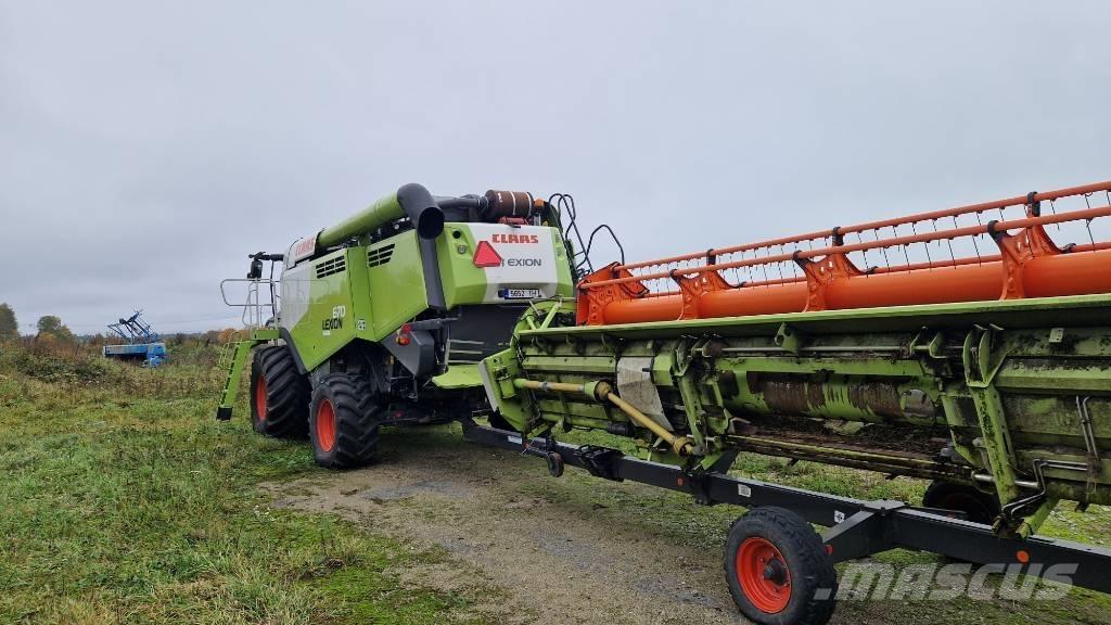 CLAAS Lexion 670 Θεριζοαλωνιστικές μηχανές