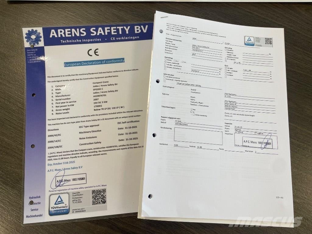 Jekko SPD 265 C  SOLD Μίνι γερανοί