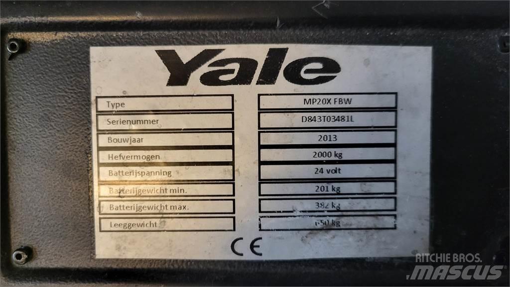 Yale MP20X 2013 Χειροκίνητο περονοφόρο ανυψωτικό