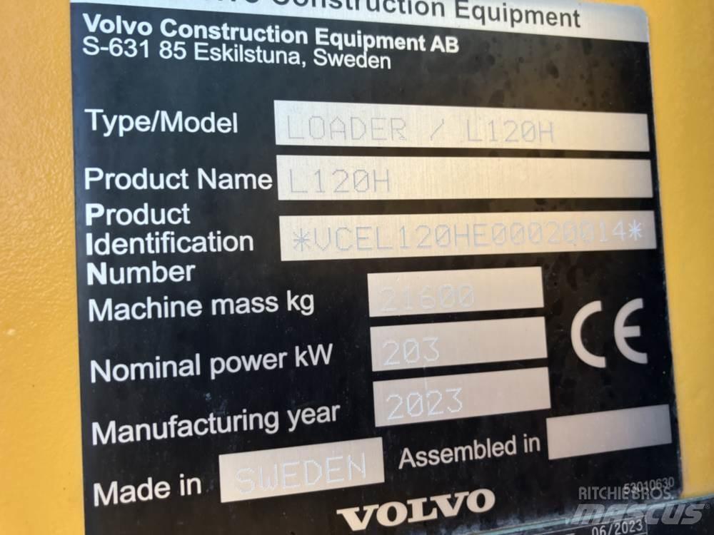 Volvo L120H Φορτωτές με λάστιχα (Τροχοφόροι)