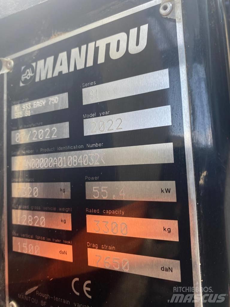 Manitou MT 933 Easy Τηλεσκοπικοί ανυψωτές