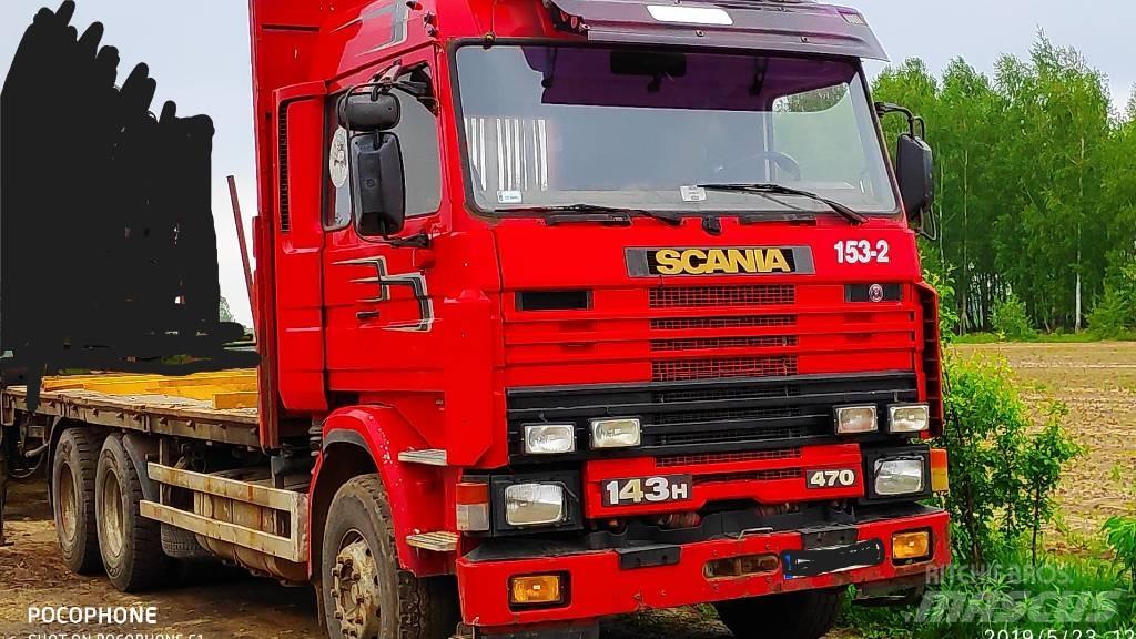 Scania 143 H 470 Φορτηγά ξυλείας