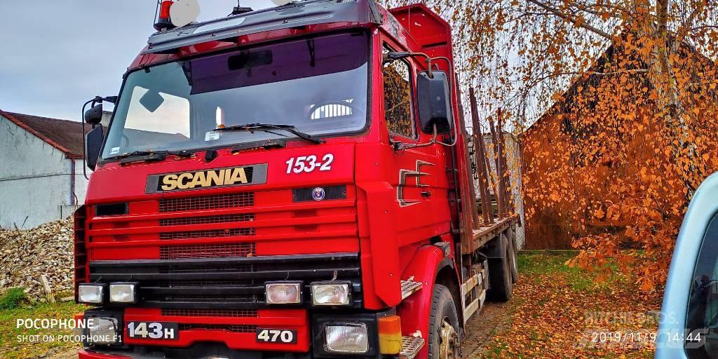 Scania 143 H 470 Φορτηγά ξυλείας